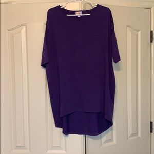 Solid royal purple LuLaRoe Irma